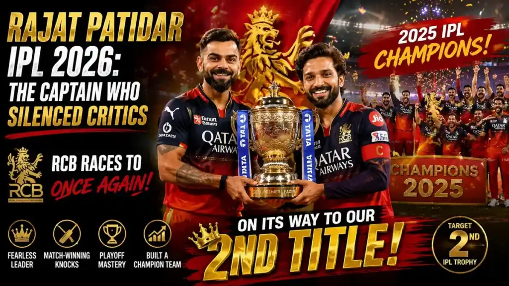 Rajat Patidar IPL 2026: The Captain Who Silenced Critics